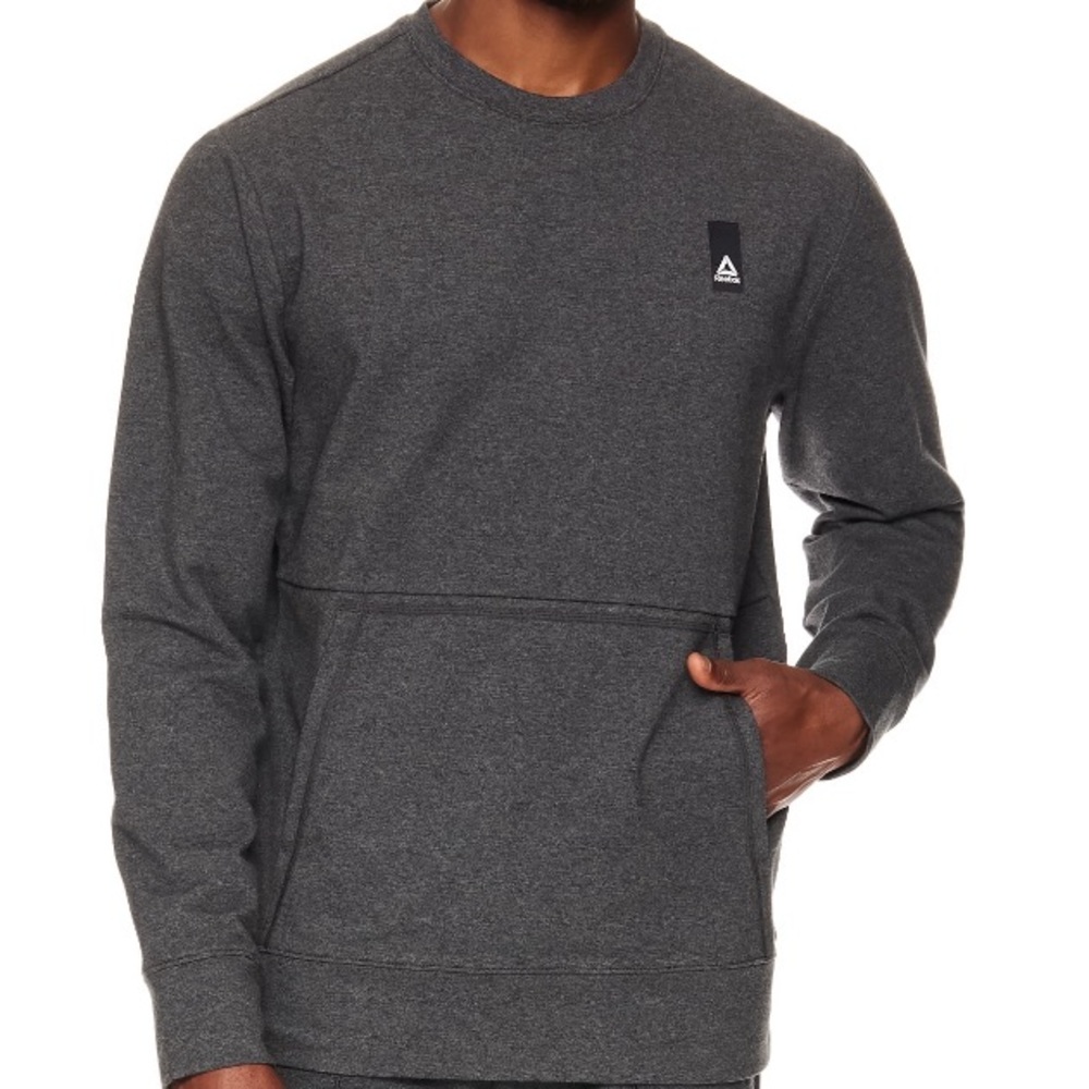 NEW Reebok Men's Fundamental Crewneck Sweatshirt